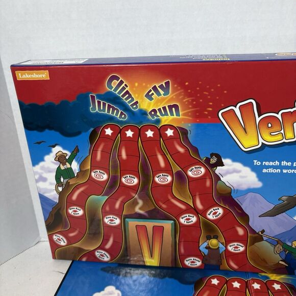 Lakeshore Board Game Verb Volcano Education‎ English Homeschool Cards F4 - Picture 2 of 14